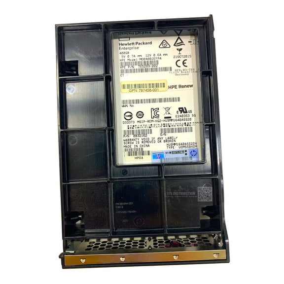 Pre-Owned HPE 400GB MO0400JEFPA 765289-002 HUSMM1640ASS204 0B32162 SAS 2.5" SFF