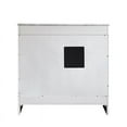 thumbnail image 7 of Vinnova Naples 36" Single Vanity in White with Carrara White Marble Countertop, 7 of 7
