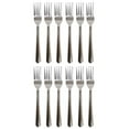 thumbnail image 2 of 12 Pc Dinner Forks Set Stainless Steel Windsor Cutlery 7" 18/0 Dishwasher Safe, 2 of 4