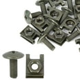 thumbnail image 1 of 10 Juego 6x16mm Coche Clips U Clip Phillips Tornillo Surtido Verde, 1 of 1