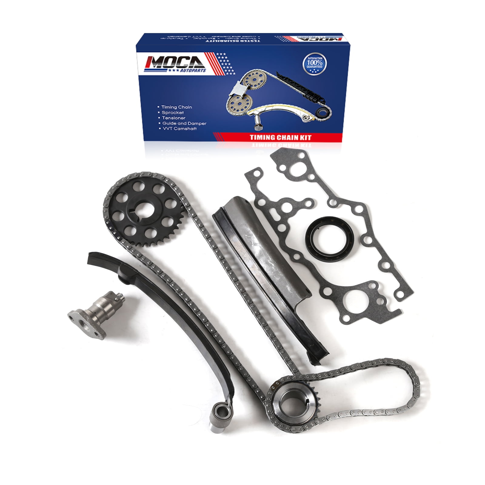 MOCA AUTOPARTS Timing Chain Kit Fit for 91 95 Toyota Previa 2.4L