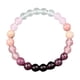 thumbnail image 2 of Pulsera motivacional con granate natural, cristal rojo fresa y madera roja, hecha a mano Pulsera con piedras preciosas de la fortuna, 2 of 7