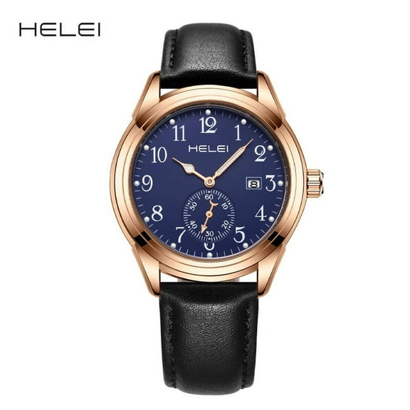Helei Helay Men's Quartz Watch Quartz Wrist Watchingle Calendar Display