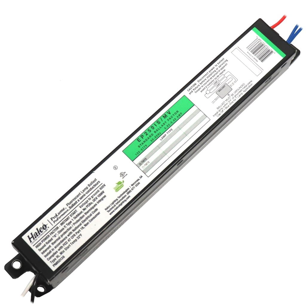 Halco EP232IS/MV/HE T8 Fluorescent Ballast - 2-Lamp 32W 120/277V Emergency Lighting
