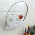 thumbnail image 4 of Creative Non Marking Sucker Lid Rack Wall Mounted Pan Cover Racks Strong Load Bearing Removable Drain Storage 1 Set, 4 of 4