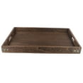 thumbnail image 3 of Bgsha Plateau de Service en Bois Massif Design Moderne pour Table à Thé et sous-Verres, 3 of 10
