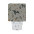 thumbnail image 5 of Yayeee LED Plug in Night Light for The Home with Auto Dusk to Dawn Light Sensors, 2 Pack, Cowboy Pattern, 5 of 6