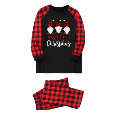 

Sehao Family Matching Pajamas 2 Piece Holiday Pajamas For Women/Mom 2023 Fall Winter Long Sleeve Sleepwear For Mom Nightwear Family Sleepwear Outfits Black L