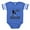 Royal Blue, variant on CafePress - Baseball Superhero - Cute Infant Baby Football Bodysuit