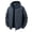Dark Gray, variant on Mens Fleece Jacket Full Zip Solid Color Tactical Hoodies Windproof Thickened Warm Outdoor Winter Coats with Zipper Pocket