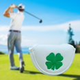 thumbnail image 3 of PU Golf Mallet Putter Head Cover Fundas de repuesto Wrap Sleeve Protection Guard Universal Headcover para recuerdo Most Putter Club , Blanco shamjiam Cubierta de putter de mazo de golf, 3 of 7
