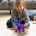 thumbnail image 4 of 3D Printed Dog Toy Cute Dog Colorful Stress Relieving Toy Desktop Decoration For Kids Adults, 4 of 7