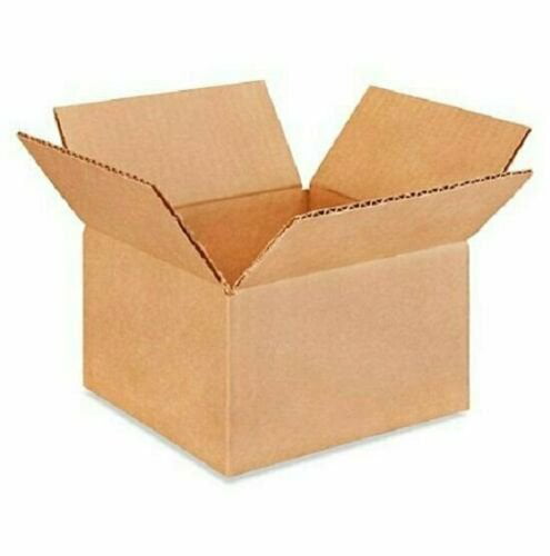 10 7x7x4 "EcoSwift" Brand Cardboard Box Packing Mailing Shipping Corrugated 