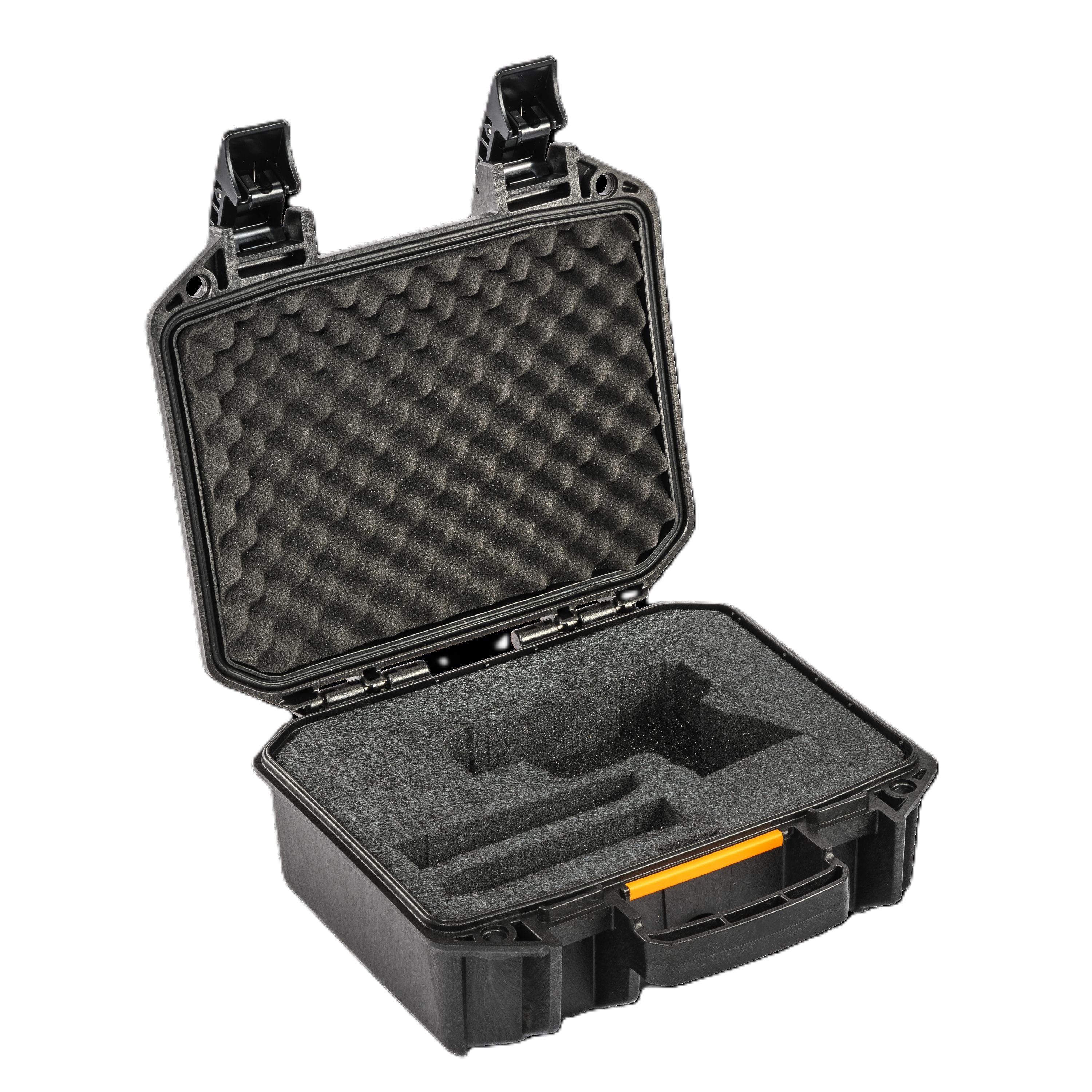 Pelican Vault V100PF1 Universal Pistol Case with Custom Pre-cut Foam - Black