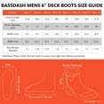 thumbnail image 4 of BASSDASH Men’s 6" Waterproof Deck Boots with Breathable Lining Anti-slip Neoprene Rubber Ankle Rain Boots for Fishing Boating, 4 of 8
