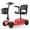 Red, variant on Segmart Mobility Scooter for Seniors, Heavy Duty 4-Wheel Mobile Device with Front & Rear Light, 300lbs, Black