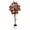 White, variant on Accreate 1.5-Meter Artificial Rose Tree, Realistic Silk Flower Plant with Plastic Trunk in Decorative Pot, for Indoor & Covered Outdoor Decor