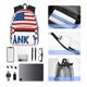 thumbnail image 4 of Easygdp Thank You Veterans Mochila Casual para Portátil, Mochila para Escuela, Viajes, Negocios, 4 of 6