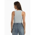 thumbnail image 2 of Women's Ribbed Tank Top - Sleeveless Crew Neck Summer Shirt, Casual Basic Strap Top, 2 of 4