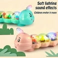 thumbnail image 4 of Caterpillar Design Tummy Time Toy, Crawling Toy with Light & Music Musical Light Up, Music Animal Toys, Captivating Light and Sound Effects, Birthday Gifts for Boys and Girl(Green), 4 of 7
