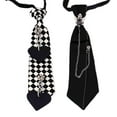 thumbnail image 6 of Rhinestone Jewelry Hot New Girl Boys Collar Neck Ties Necktie Uniform I1E2, 6 of 7