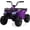 Purple, variant on 12V Kids Atv Electric Ride On Car, Battery Powered Ride On Toy for Toddlers, Features Led Lights, Music, High/Low Speed Settings, and Treaded Tires, Perfect for Boys & Girls Aged 3-6 Years