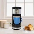 thumbnail image 2 of Kenmore Single Serve Coffee Maker with Stainless Steel Travel Mug, Black, 2 of 4