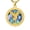 St. Christopher, variant on St. Christopher Necklace for Men Women, Gold Plated Abalone Shell Inlay Traveler Medal, Catholic Protection Jewelry