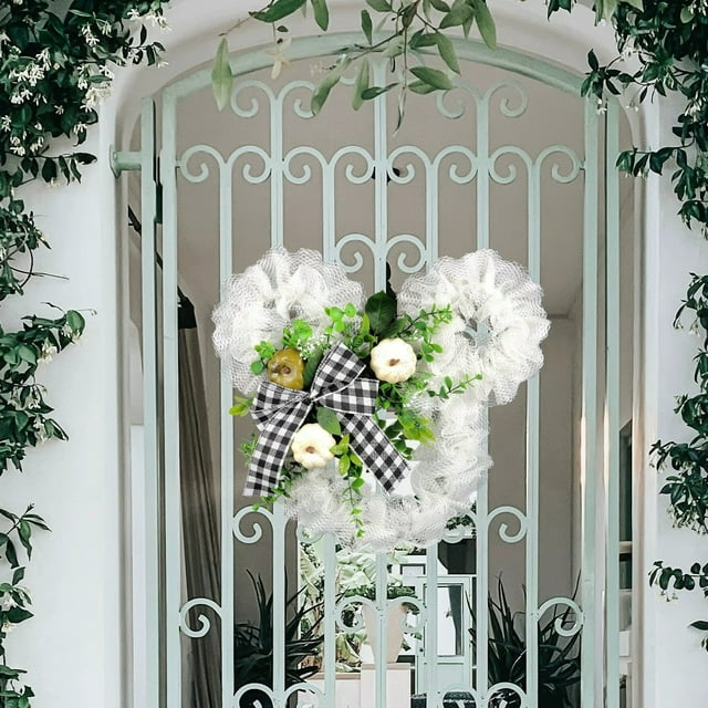 Arco de celosía artificial para puerta, cabeza de oso de malla, resistente a la intemperie, estilo rústico de granja, para valla de jardín, adorno decorativo, construcción de metal