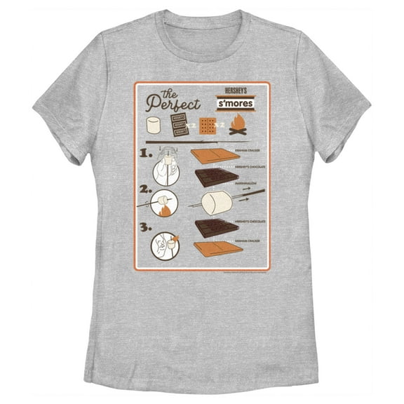 Women's HERSHEY'S The Perfect S'mores  Graphic Tee Athletic Heather Large