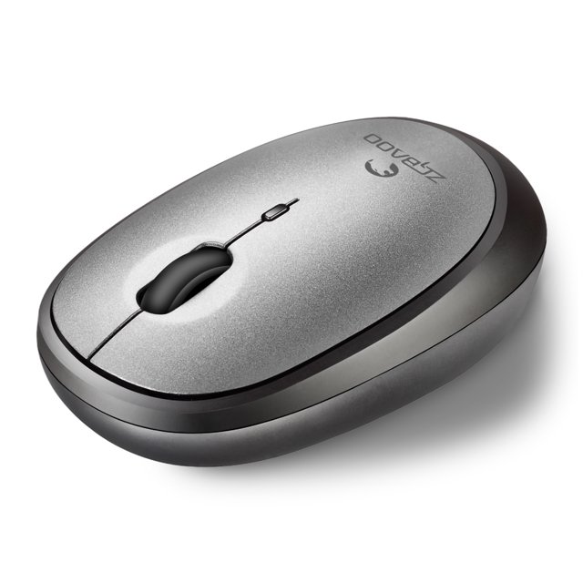 Injueey Ratón inalámbrico de plástico para computadora con receptor USB 1600DPI Ratón óptico ergonómico con para computadora portátil de Type3 NO3