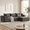 Dark Gray, variant on Huatean 95" Cloud Sectional Couch Boneless Sofa for Living Room, Free Assembly Modular Sectional Sofa L-Shaped (Left-Facing Chaise, Beige)