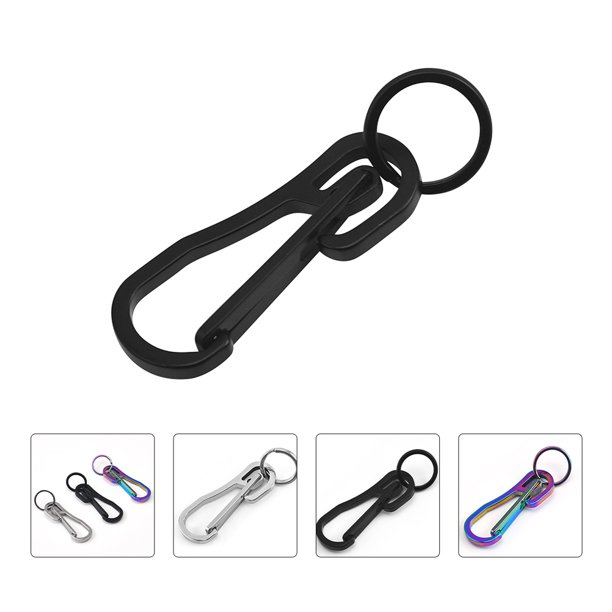 OUNONA Clip De Llaves En Metal Color Púrpura Con Acabado Y Resistente
