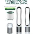 thumbnail image 2 of 2 Pcs TP01 Dyson HEPA Air Filter Replacements for Dyson Pure Cool TP02, TP03, BP01, AM11 Air Purifier, Part # 968126-03, 305158-01, 305159-01, 308400-01, 308401-01, 2 of 8