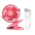 thumbnail image 2 of Ventilador con Clip Jadeshay Ventilador de Escritorio Rojo USB, 2 of 12