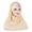 Beige, variant on Women Soft Silk with Sequins Hijab Headwrap Headscarf Turban Hat Cap Headwear