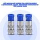 thumbnail image 2 of Coaxial 10pcs coaxial coaxial rg6 conector de compresión adaptador macho sellado impermeable, 2 of 8
