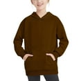 thumbnail image 2 of Hvobtty Toddler Sweatshirts, Toddler Fall Tops, Crewneck Oversized Hooded Sweatshirt Kids Fashion Long Sleeve Pullover for Girls and Boys Brown 5-6 Years, 2 of 4