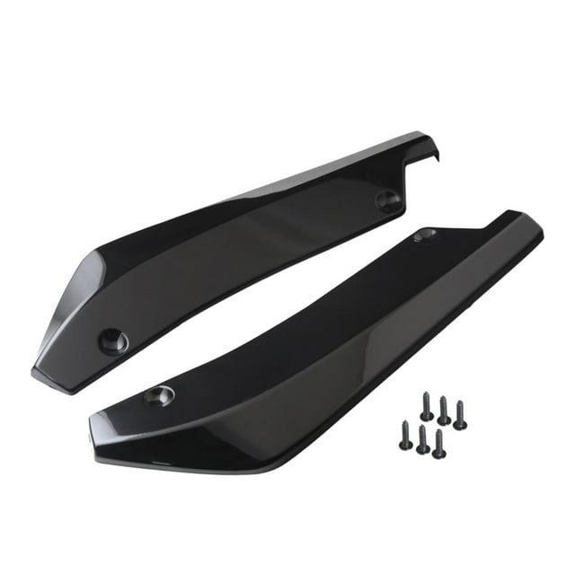 2 Pcs de Protector de Alerón para Carros Hecho de Material PP Zulema Spoiler trasero universal parachoques