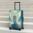 thumbnail image 5 of Yiaed Sunshine Cute Winged Cat Print Travel Luggage Cover Suitcase Protector Fits 18-32 Inch Luggage Wheel Covers Patterned Elastic Luggage Anti-scratch（No luggage）-, 5 of 5