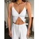 thumbnail image 4 of 1PC Niñas Sexy Chaleco con cuello en V Camisetas sin mangas Ropa interior de verano para mujeres (Talla L) HOMEMAXS MX10993134, 4 of 6