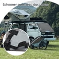 thumbnail image 2 of Generic Brand Gray Front Sunshade for RV & Camper, 220x175cm Breathable Fabric, Dustproof & Waterproof Awning Cover, Outdoor UV Protection, Adjustable Straps, 2 of 8