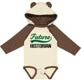thumbnail image 3 of Inktastic Future Historian Boys or Girls Long Sleeve Baby Bodysuit, 3 of 5