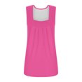thumbnail image 4 of Tank Tops for Women 2025 Summer V Neck Sleeveless Basic Tanks Loose Fit Flowy Shirts Casual Vacation Beach Blouses, Limited Time Offer, Under 10 Dollars, 4 of 6