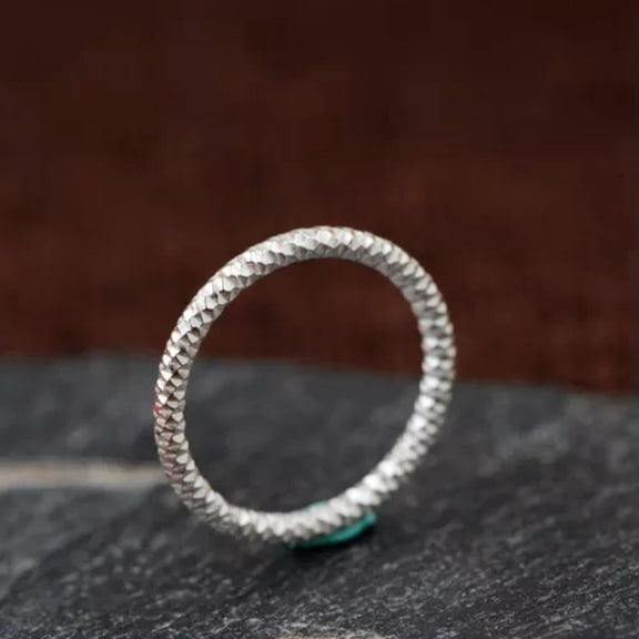 QQTDFG 925 Sterling Silver Simple 2mm Band Kunckle Midi Pinkie Ring Women A3658-4.5