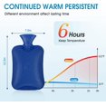 thumbnail image 2 of Bouillotte Classique en Caoutchouc Premium, Durable, pour Compresses Chaudes et Hyperthermie, 2 Litres, 2 of 5