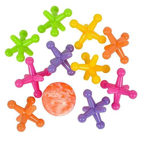 Classic Game 200 Sets of Metal Jacks and Ball Birthday Party Give-A-Way Kid 