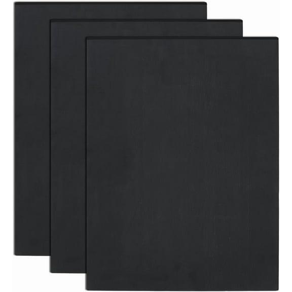 3pcs PVC Foam Boards for Presentations School Office & Art Projects Rectangle Black 400x300x3mm