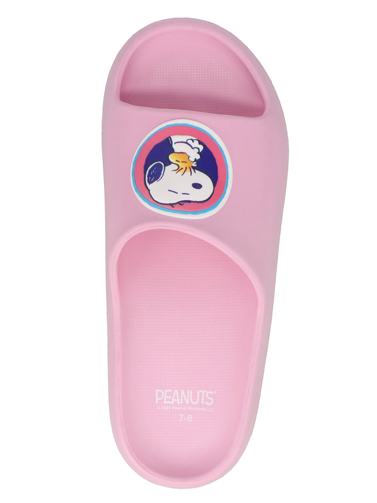Snoopy by Peanuts Womens Slide Sandal