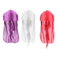 thumbnail image 1 of Sombrero de Turbante Musulmán Salvador Mujer Hombre Durag rojo + morado Blanco + rojo + morado, 1 of 5